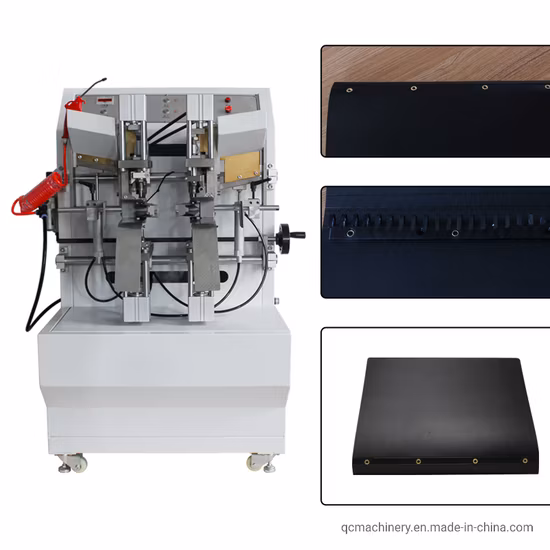 Máquina de perfuração automática do furo da máquina do ilhó de quatro cabeças do uso múltiplo