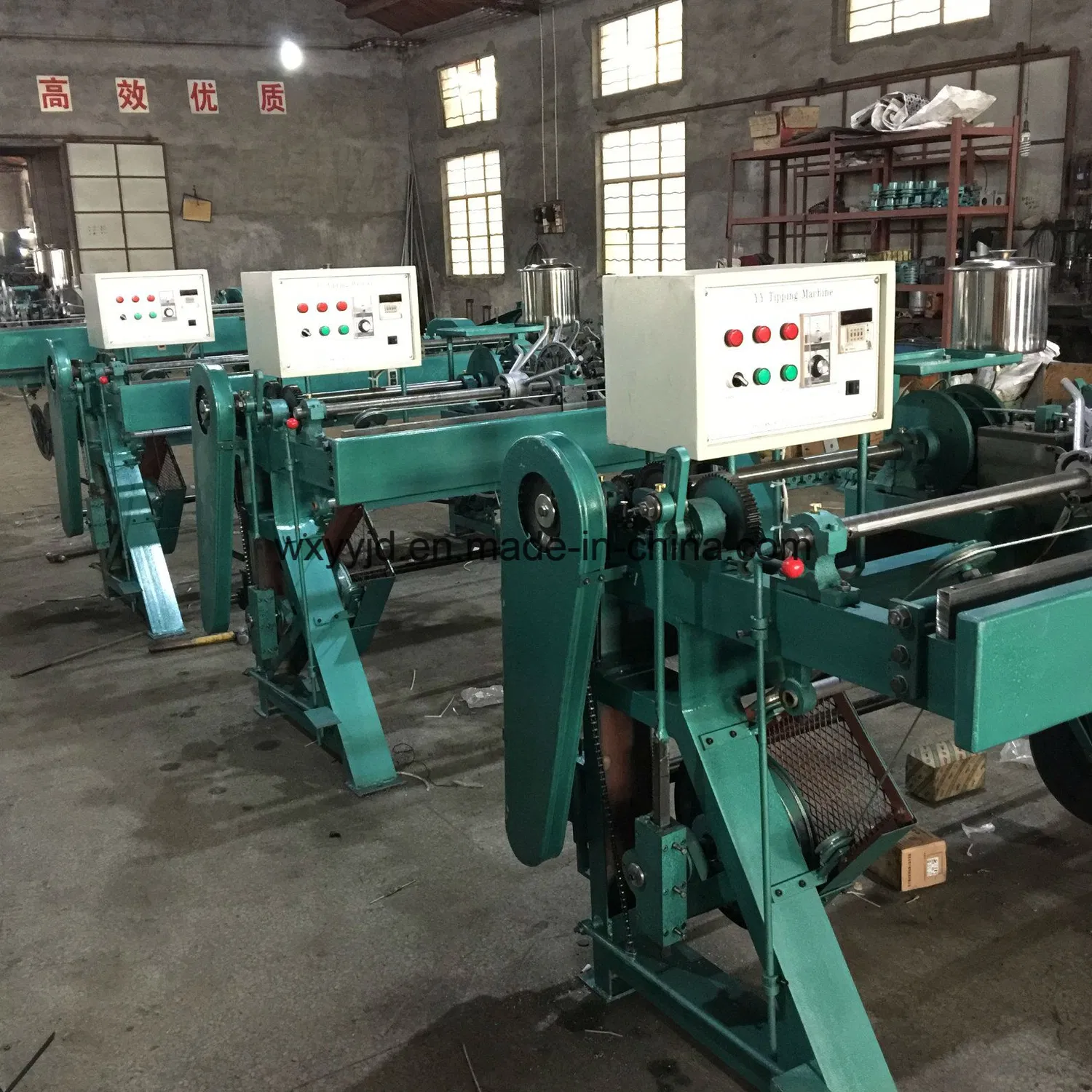 Ponta de cadarço de acetato de celulose totalmente automática